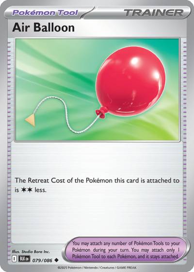 Air Balloon 79/86 Black Bolt Pokemon card