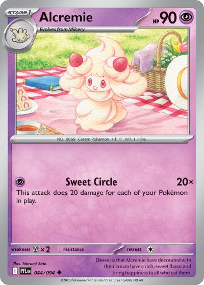 Alcremie 44/94 Phantasmal Flames Pokemon card