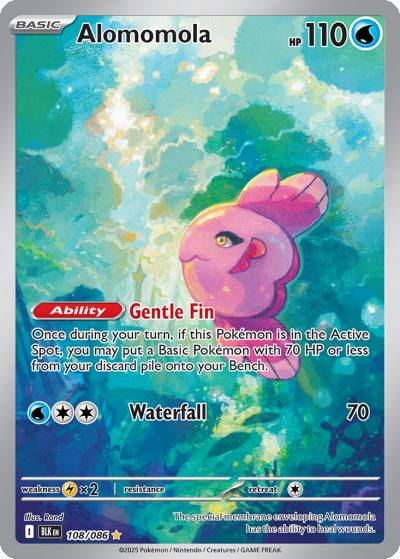 Alomomola 108/86 Black Bolt Pokemon card