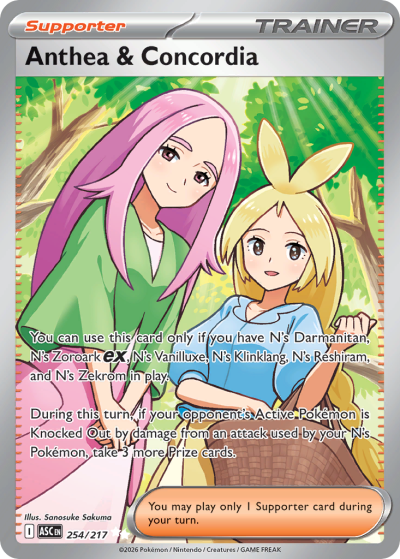 Anthea & Concordia 254/217 Ascended Heroes Pokemon card