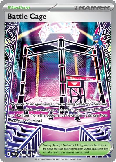 Battle Cage 116/94 Phantasmal Flames Pokemon card