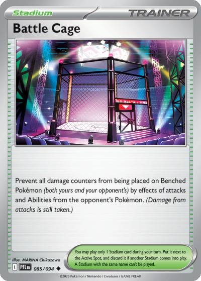 Battle Cage 85/94 Phantasmal Flames Pokemon card