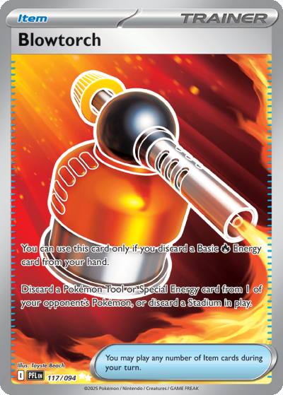 Blowtorch 117/94 Phantasmal Flames Pokemon card