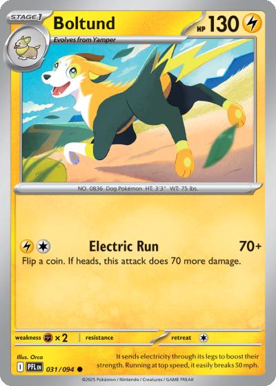 Boltund 31/94 Phantasmal Flames Pokemon card