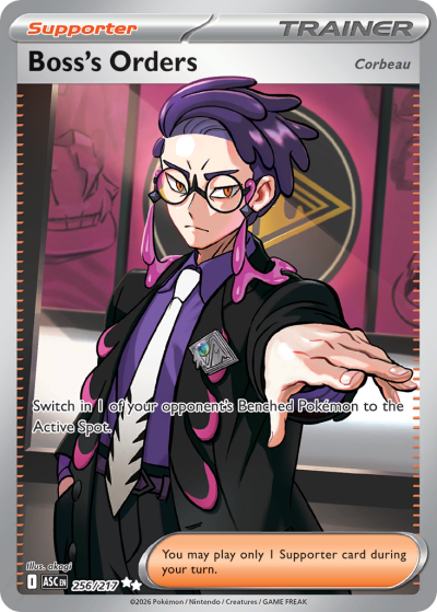 Boss's Orders 256/217 Ascended Heroes Pokemon card