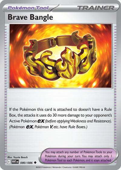 Brave Bangle 80/86 White Flare Pokemon card