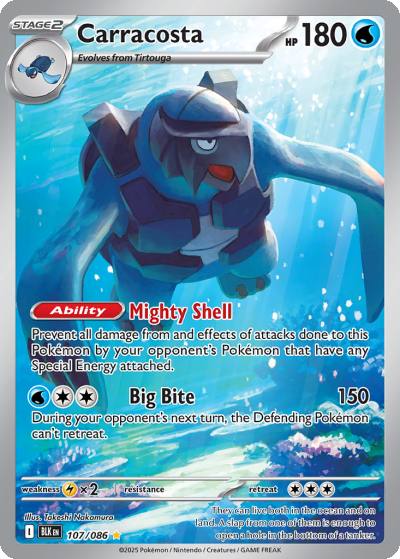 Carracosta 107/86 Black Bolt Pokemon card