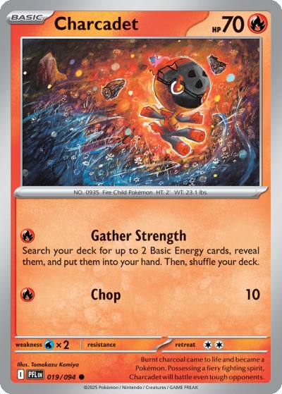 Charcadet 19/94 Phantasmal Flames Pokemon card