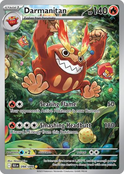 Darmanitan 98/86 Black Bolt Pokemon card