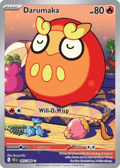Darumaka 97/86 Black Bolt Pokemon card