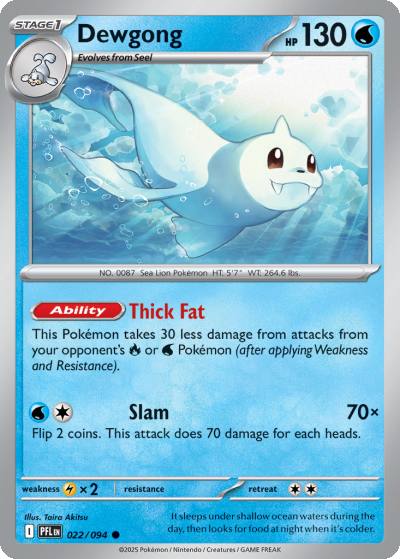 Dewgong 22/94 Phantasmal Flames Pokemon card