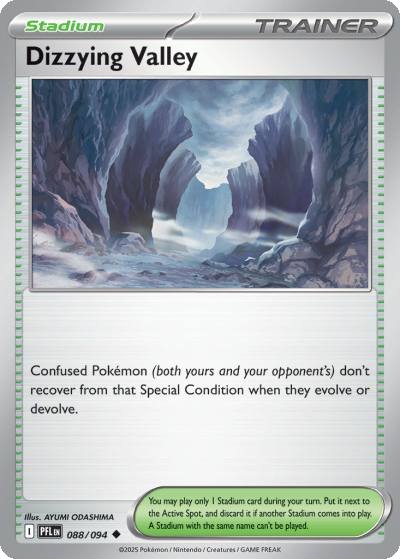 Dizzying Valley 88/94 Phantasmal Flames Pokemon card