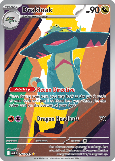 Drakloak 248/217 Ascended Heroes Pokemon card