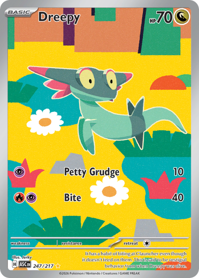 Dreepy 247/217 Ascended Heroes Pokemon card