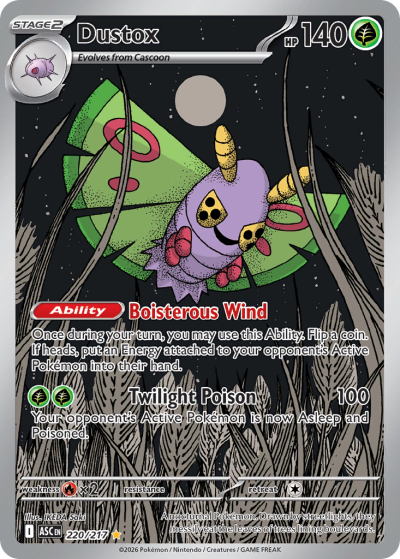 Dustox 220/217 Ascended Heroes Pokemon card