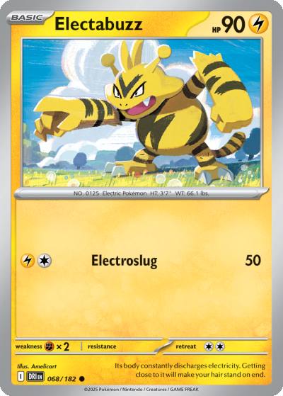 Electabuzz 68/182 Destined Rivals Pokemon card