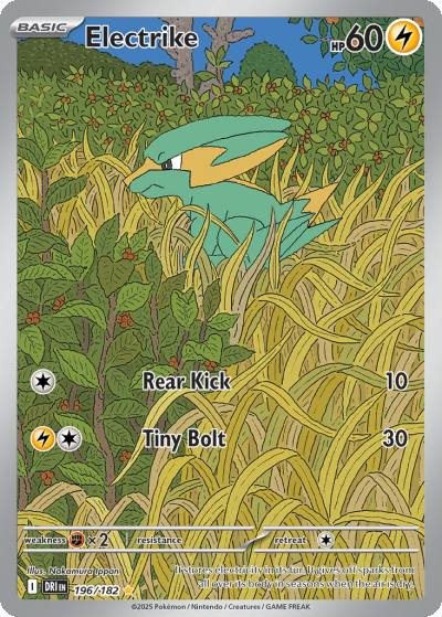 Electrike 196/182 Destined Rivals Pokemon card