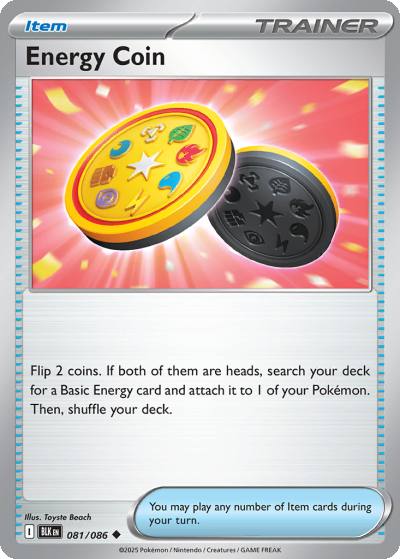 Energy Coin 81/86 Black Bolt Pokemon card