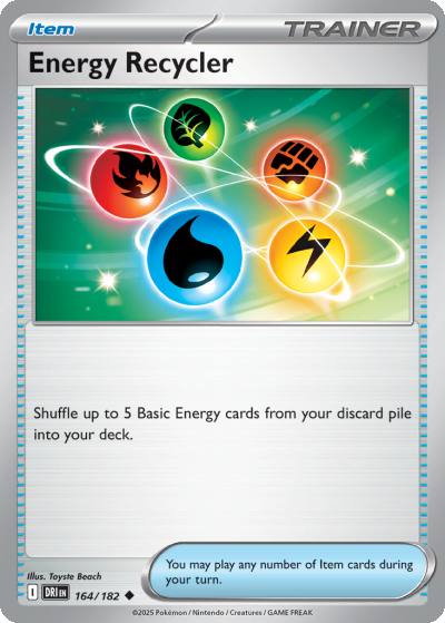 Energy Recycler 164/182 Destined Rivals Pokemon card