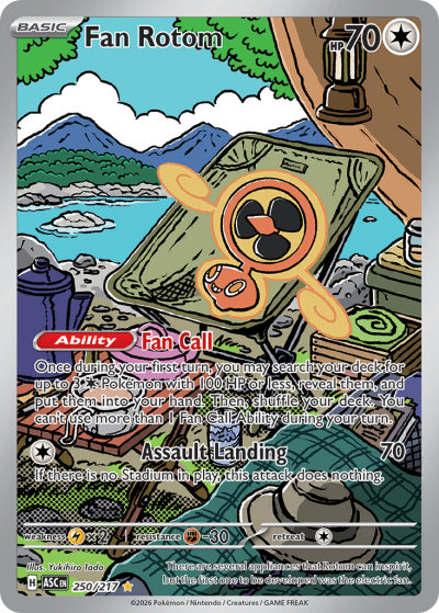 Fan Rotom 250/217 Ascended Heroes Pokemon card