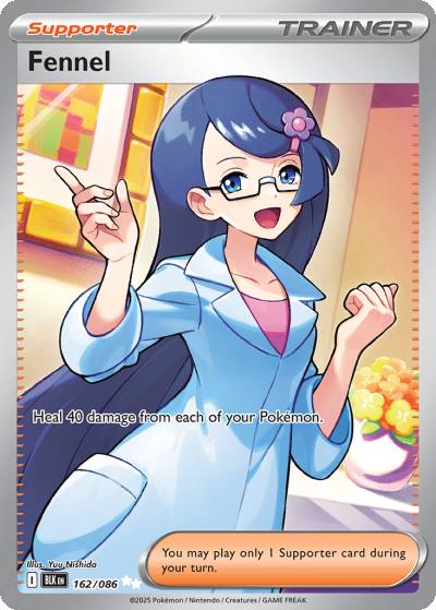 Fennel 162/86 Black Bolt Pokemon card