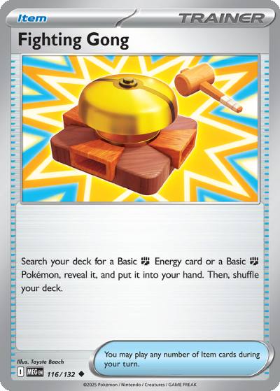 Fighting Gong 116/132 Mega Evolution Pokemon card