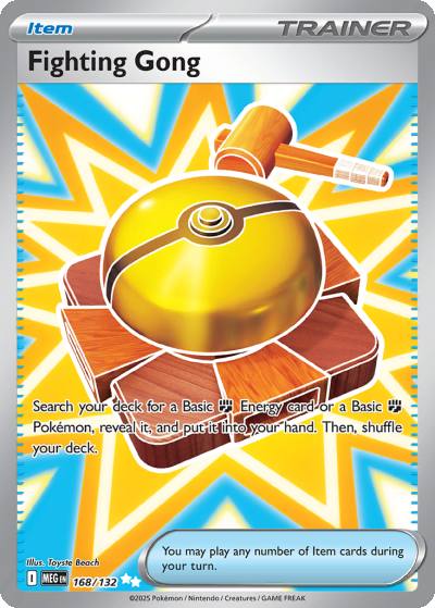 Fighting Gong 168/132 Mega Evolution Pokemon card