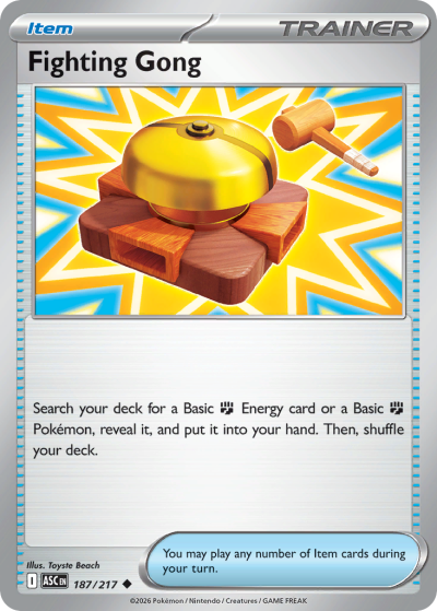 Fighting Gong 187/217 Ascended Heroes Pokemon card
