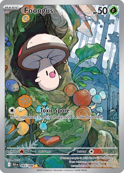 Foongus 95/86 Black Bolt Pokemon card