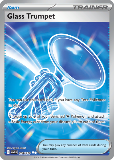 Glass Trumpet 260/217 Ascended Heroes Pokemon card
