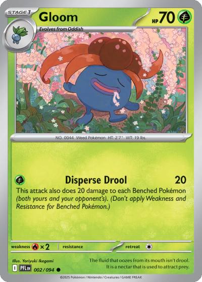 Gloom 2/94 Phantasmal Flames Pokemon card