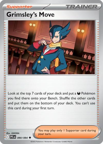 Grimsley's Move 90/94 Phantasmal Flames Pokemon card