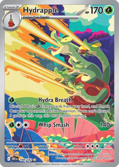 Hydrapple 188/182 Destined Rivals Pokemon card