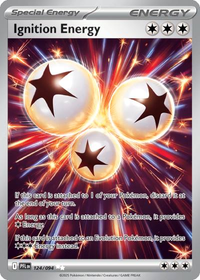 Ignition Energy 124/94 Phantasmal Flames Pokemon card