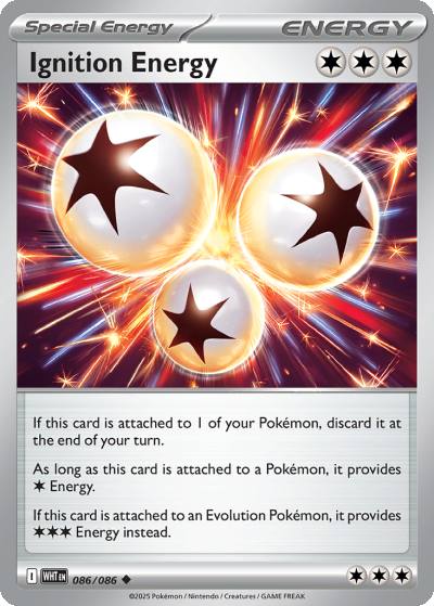 Ignition Energy 86/86 White Flare Pokemon card