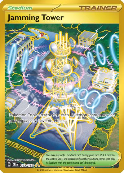 Jamming Tower 243/182 Destined Rivals Pokemon card
