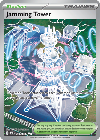 Jamming Tower 261/217 Ascended Heroes Pokemon card