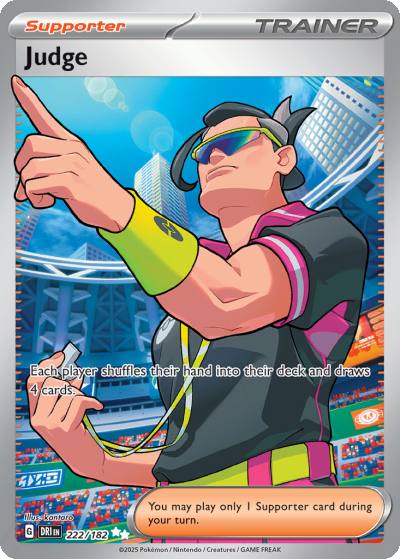 Judge 222/182 Destined Rivals Pokemon card
