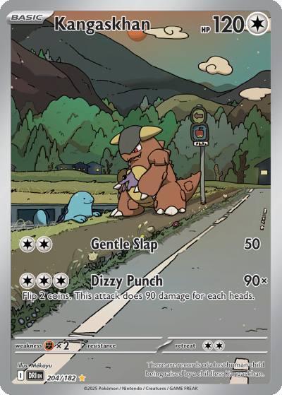 Kangaskhan 204/182 Destined Rivals Pokemon card