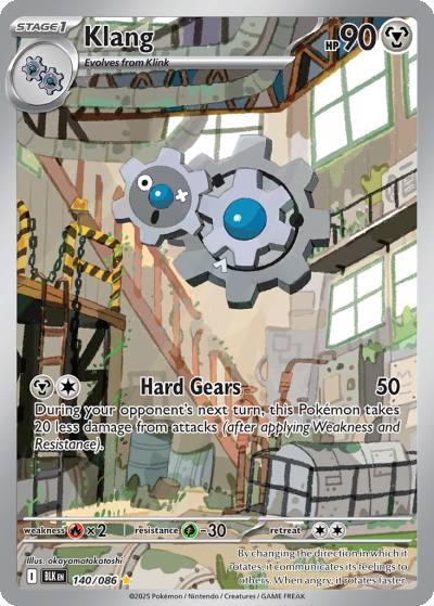 Klang 140/86 Black Bolt Pokemon card