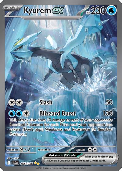 Kyurem ex 165/86 Black Bolt Pokemon card