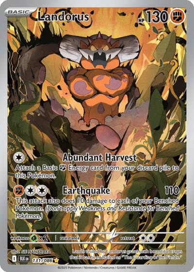 Landorus 131/86 Black Bolt Pokemon card