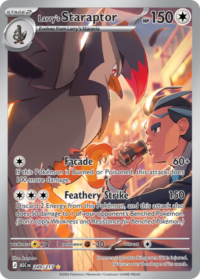 Larry's Staraptor 249/217 Ascended Heroes Pokemon card