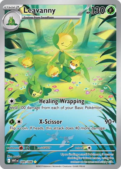Leavanny 89/86 White Flare Pokemon card