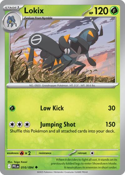 Lokix 10/94 Phantasmal Flames Pokemon card