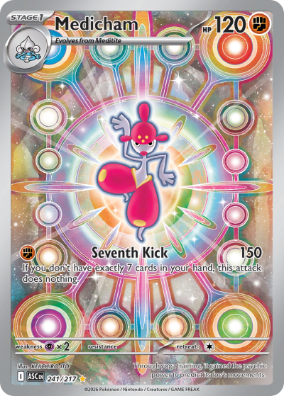 Medicham 241/217 Ascended Heroes Pokemon card