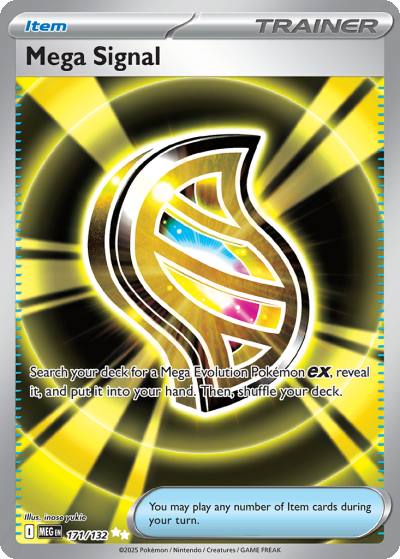 Mega Signal 171/132 Mega Evolution Pokemon card