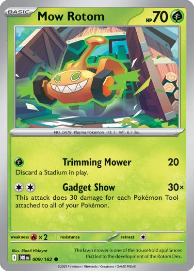Mow Rotom 9/182 Destined Rivals Pokemon card