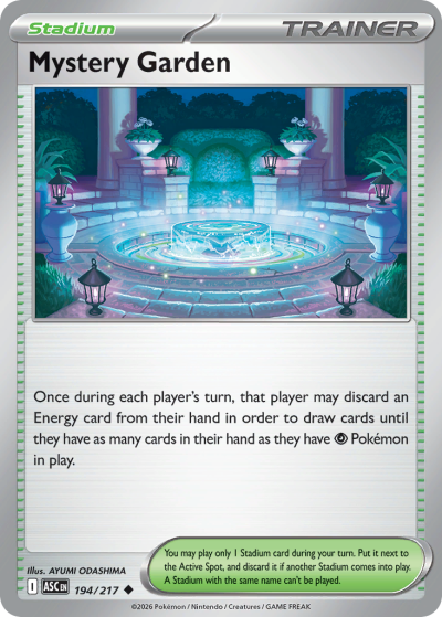 Mystery Garden 194/217 Ascended Heroes Pokemon card