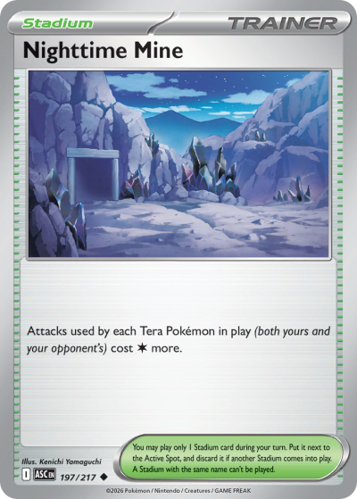 Nighttime Mine 197/217 Ascended Heroes Pokemon card